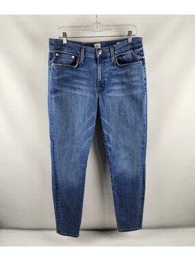 Edwin Jeans Womens 32x28 Blue Pixie Mid Rise Skinny Leg Denim USA